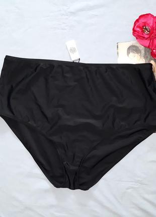 Низ от купальника женские плавки размер 58-60 / 26 черный бикини высокие1 фото