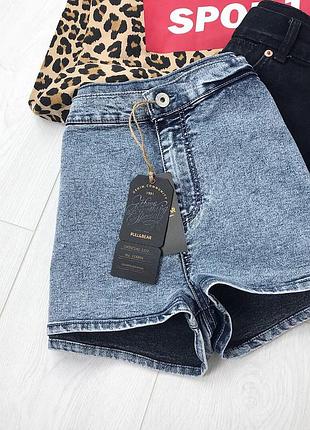 Джинсовые шорты pull&bear