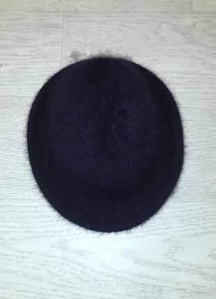 Тепла капелюх казанок трілбі, шерсть, ангора4 фото
