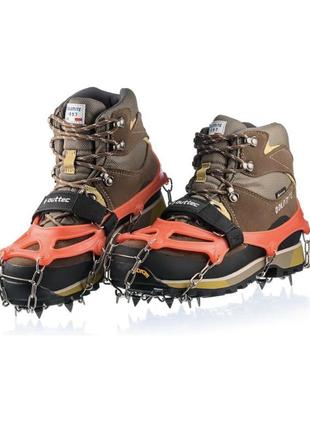 Ледоступы outtec р.м (35-40) с ремешком оранжевый