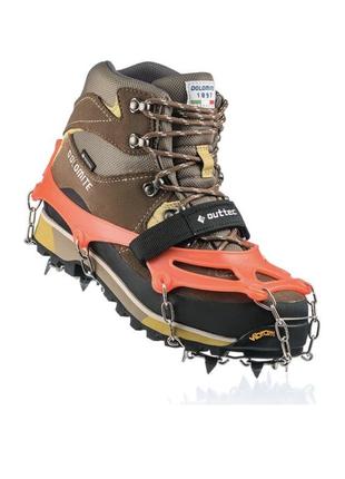 Ледоступы outtec р.м (35-40) с ремешком оранжевый