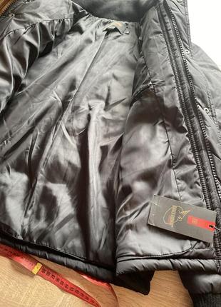 Куртка мужская s размер черного цвета8 фото