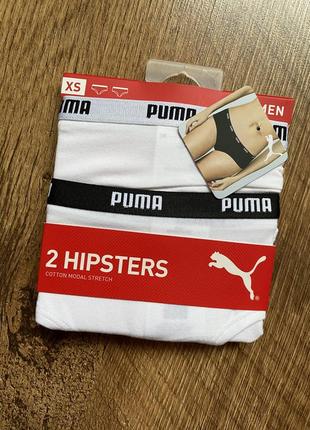 Трусики женские puma hipsters белые