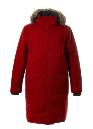 Пальто зимове чоловіче huppa werner темно-червоний, р.xl (12318020-10084-0xl)