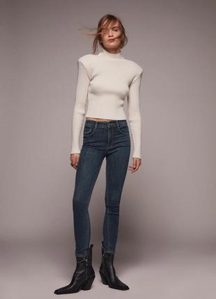 Zara свитер с подплечниками