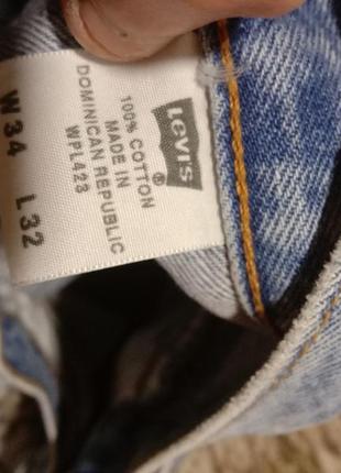 Levi's 501 w34 l325 фото