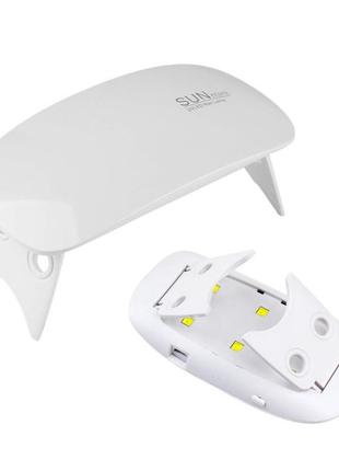 Компактна лампа uv/led sun mini для нігтів на кабелі usb, 3w2 фото