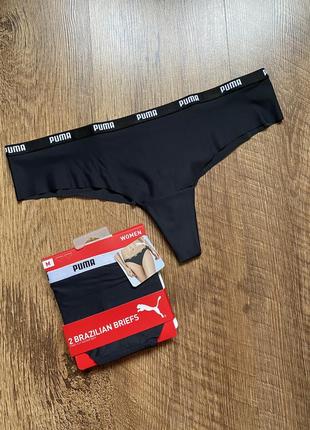 Трусики женские бесшовные brazilian briefs puma3 фото