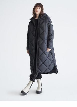 Стёганное пальто oversize «calvin klein» оригинал 👌