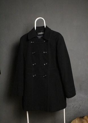 Мужское двубортное шерстяное пальто luxury