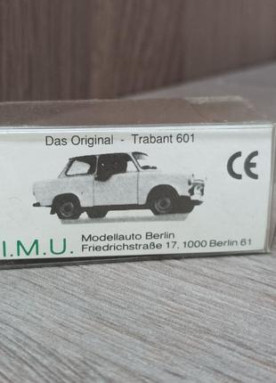 Колекційна машинка trabant 6012 фото