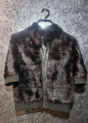 Полушубок шуба куртка автоледи из норки