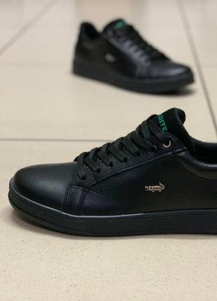 Шкіряні кеди lacoste