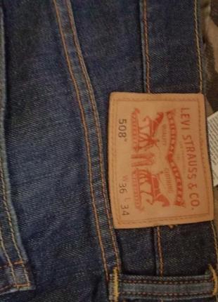 Levi's 508 w36 l344 фото