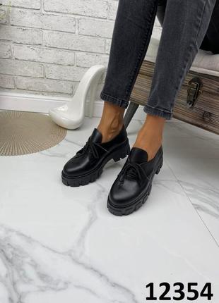 Женские туфли броги на шнурках 👞5 фото