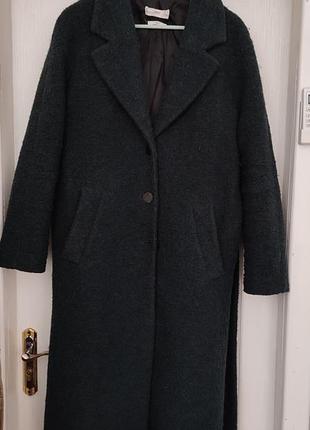 Пальто с шерстью mango