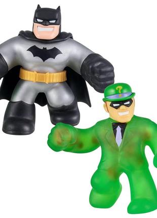 Іграшки-тягучки goojitzu licensed dc s2 metallic batman vs the riddler герої дс бетмен та ріддлер