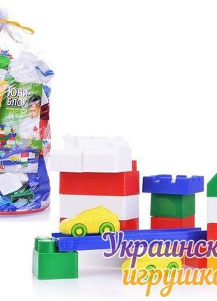 Конструктор детский "юниблок" 108 деталей.