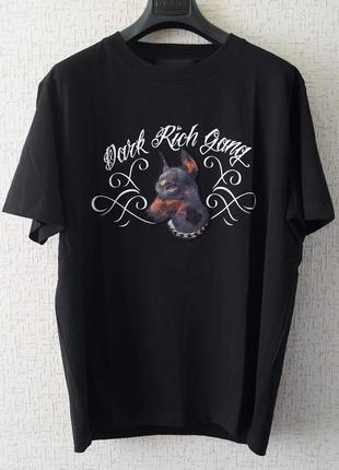 Мужская футболка johnmond черного цвета3 фото