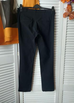 Штаны брюки черные прямые трубы с размером по бокам от mango 🥭 ♥️5 фото