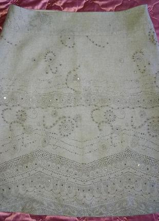 Тепла легка спідниця великого розміру 18 (46)