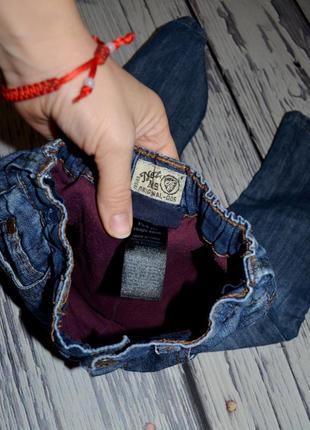 1 - 2 роки 92 см фірмові джинси скіни для моднявок узкачи з х/б підкладкою next некст9 фото