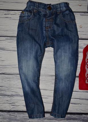 1 - 2 года 92 см фирменные джинсы скины для моднявок узкачи с х/б подкладкой next некст4 фото