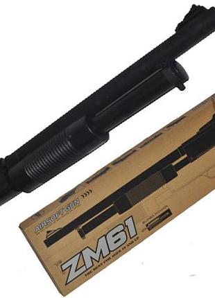 Автомат детский винчестер, металл, помповое ружьё на пульках zm 61