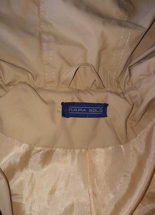 Демисезонное пальто с капюшоном, размер xs - s4 фото