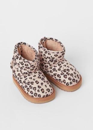 Чоботи з теплою підкладкою 23 розмірі h&m