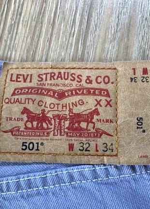 Чоловічі класичні вінтажні джинси levis 5018 фото