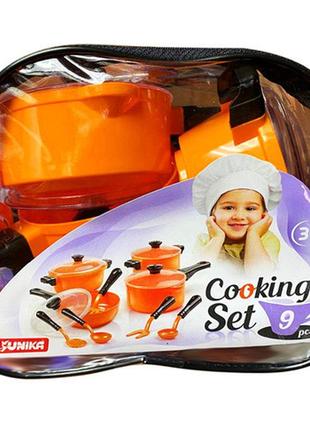 Ігровий набір посуду "cooking set" 71474, 9 предметів топ