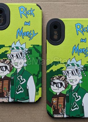 Чохол rick and morty chill для iphone xs max