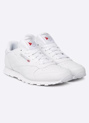 Женские оригинальные кроссовки reebok classic leather