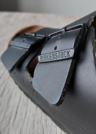 Кожаные сланцы / сандалии birkenstock arizona leather3 фото