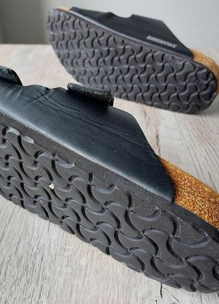 Кожаные сланцы / сандалии birkenstock arizona leather5 фото