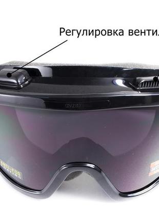 Защитные очки global vision wind-shield (clear) anti-fog, прозрачные3 фото