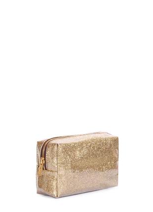 Стильная золотая косметичка poolparty beautybag2 фото