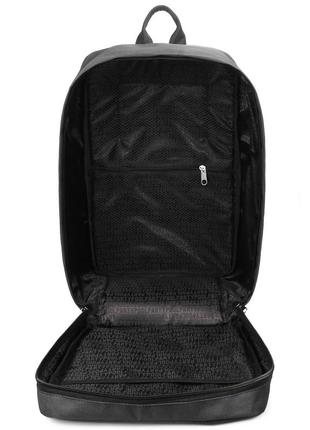 Рюкзак для ручной клади poolparty airport 40x30x20см wizz air / мау темно-серый6 фото