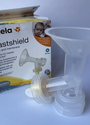 Medela breast shield запаска накладка воронка з клапаном та мембраною 24 мм