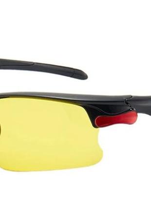 Солнцезащитные спортивные вело очки (желтые линзы)7 фото