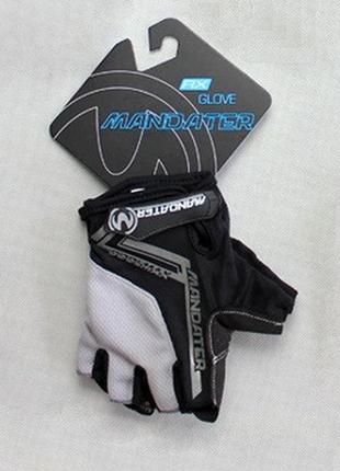 Велоперчатки беспалые mandater rx glove (черные)