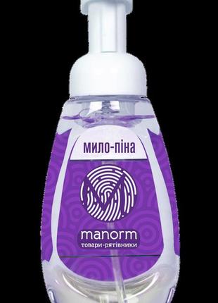 Мило-піна для миття рук мило-піна manorm 300мл