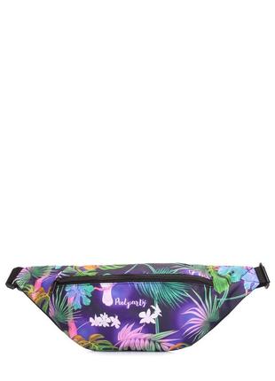 Сумка-бананка poolparty banana з тропічним принтом