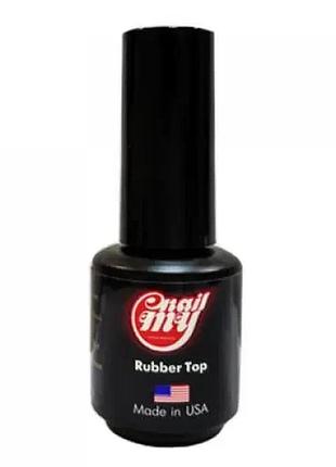 Верхнее каучуковое покрытие  rubber top my nail system, 9мл. для гель-лака