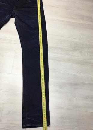 Premium брендовые мужские темно-синие джинсы стрейч g-star raw оригинал