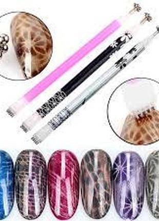 Магнитная ручка для росписи ногтей 3d