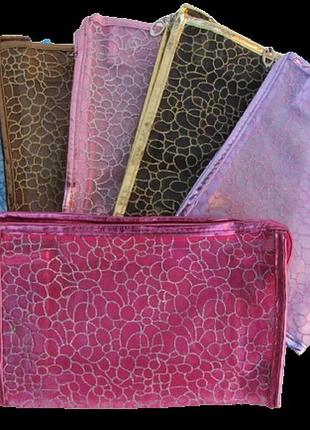 Косметичка плоская с pvc большая №8510