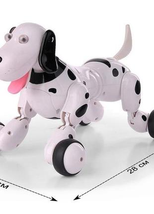 Робот собака на радиоуправлінні happy cow smart dog (чорний)4 фото