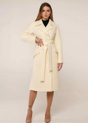 Пальто женское из шерсти демисезонное